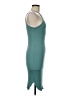 Soprano Solid Teal Cocktail Dress Size M - photo 4