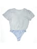 She + Sky 100% Polyester Blue Bodysuit Size L - photo 2