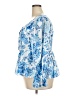 Unbranded 100% Polyester Blue 3/4 Sleeve Blouse Size XXL - photo 5