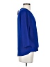 Gibson 100% Polyester Blue 3/4 Sleeve Blouse Size XS - photo 4
