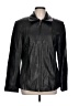 Kasper 100% Leather Black Leather Jacket Size L - photo 1