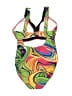 Assorted Brands Print Yellow Green One Piece Swimsuit Size 0X - photo 2