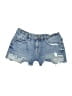 FRAME Denim Blue Denim Shorts Size 25 waist - photo 1