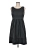 Daisy Fuentes Stripes Gray Casual Dress Size M - photo 1