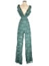 Assorted Brands 100% Polyester Teal Green Jumpsuit Size M - photo 1