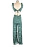 Assorted Brands 100% Polyester Teal Green Jumpsuit Size M - photo 2