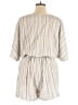 Cupshe 100% Rayon Stripes Gray Romper Size XL - photo 2