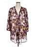 B.O.G Collective 100% Polyester Purple Kimono Size XL - photo 1