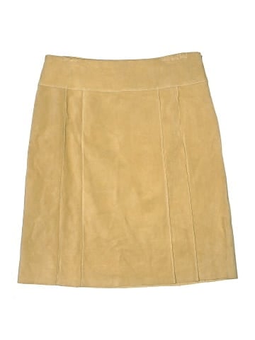 Ann Taylor Leather Skirt (view 1)