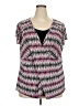 DressBarn Pink Short Sleeve Blouse Size 2X - photo 1