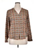 The Limited 100% Polyester Brown Long Sleeve Blouse Size XL - photo 1