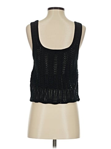 Madewell Pointelle-Stitch Tie-Front Sweater Tank (view 2)