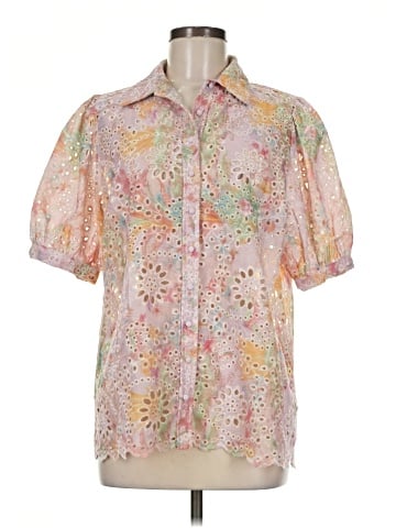Umgee Short Sleeve Blouse (view 1)