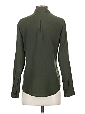 Madewell Long Sleeve Silk Top (view 2)