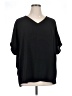 Entro Black Short Sleeve Blouse Size XL - photo 1