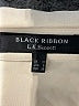 Black Ribbon L.K. Bennett 100% Silk Ivory button down Size 6 - photo 7