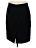 J.Crew 100% Wool Solid Black Wool Skirt Size 8 - photo 2