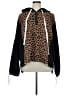 Bibi 100% Polyester Animal Print Black Pullover Hoodie Size XL - photo 1