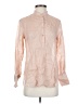 Jill Jill Stuart Pink Long Sleeve Blouse Size 0 - photo 1
