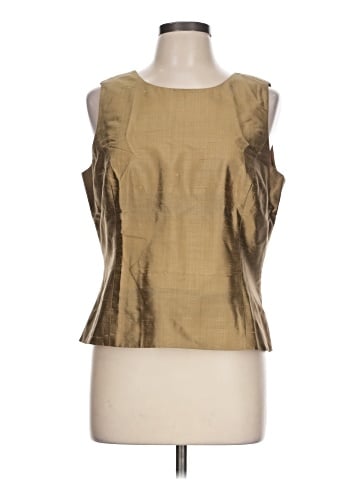Carlisle Sleeveless Silk Top (view 1)