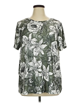 Dg^2 By Diane Gilman Short Sleeve Top