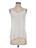 Trouve 100% Polyester White Sleeveless Blouse Size S - photo 1