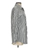 Siliteelon Stripes Silver Long Sleeve Button-Down Shirt Size XS - photo 4