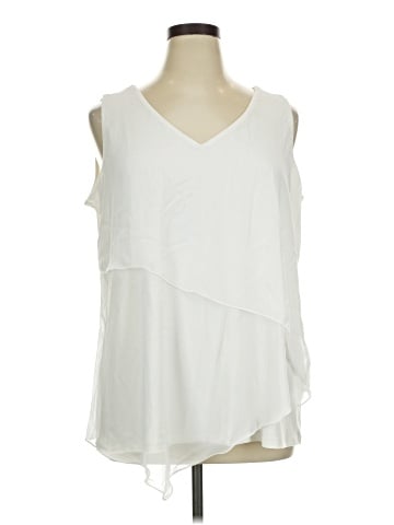 Nina Leonard Sleeveless Blouse (view 1)