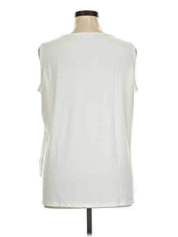 Nina Leonard Sleeveless Blouse (view 2)
