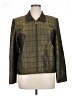 Joan Leslie Metallic Green Jacket Size 14 - photo 1