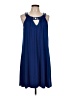 Scarlett Nite Solid Blue Cocktail Dress Size 12 - photo 1
