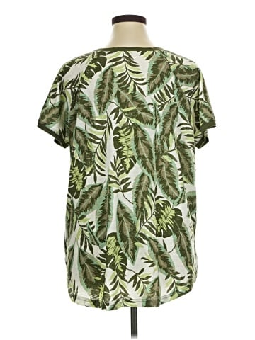 Woman Within Short Sleeve Blouse (view 2)