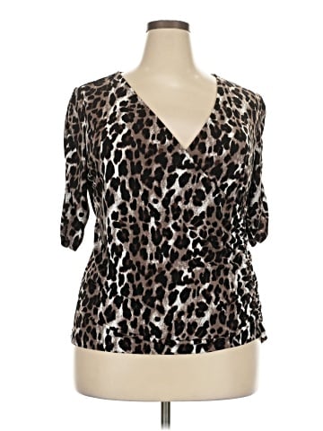 Style&Co Short Sleeve Blouse (view 1)