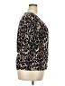 Style&Co Animal Print Brown Short Sleeve Blouse Size 2X - photo 4