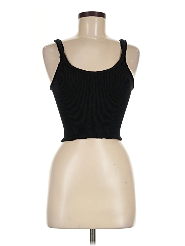 Pre-owned Out From Under Tank Top Black Strapless Neckline Tops
