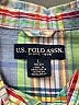 U.S. Polo Assn. Plaid Blue Short Sleeve Button-Down Shirt Size L (kids) - photo 3