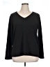 Shein Curve Black Long Sleeve Top Size 14 Plus (1) - photo 1