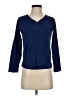 L.L.Bean Blue Long Sleeve Henley Size XS R - photo 1