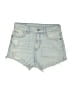 American Eagle Outfitters Color Block Blue Denim Shorts Size 2XS - photo 1