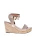 Assorted Brands 100% Leather Ivory Tan Wedges Size 8 1/2 - photo 1