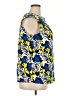Rafaella 100% Cotton Blue Sleeveless Blouse Size 3X - photo 4
