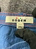 Mini Boden 100% Cotton Solid Blue Board Shorts Size 12-18 mo - photo 3