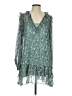 Cleobella Floral Teal 3/4 Sleeve Blouse Size S - photo 1
