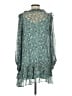 Cleobella Floral Teal 3/4 Sleeve Blouse Size S - photo 2