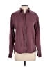 Athleta Burgundy Long Sleeve Button-Down Shirt Size XS - photo 1