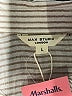 Max Studio Stripes Tan 3/4 Sleeve Button-Down Shirt Size L - photo 7