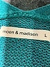 Moon & Madison 100% Polyester Teal Cardigan Size L - photo 7