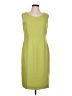 Jones Studio 100% Polyester Solid Green Casual Dress Size 10 - photo 1