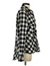 Free People Checkered-gingham Black Long Sleeve Blouse Size S - photo 4