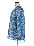 Clara Sun Woo 100% Polyester Animal Print Blue 3/4 Sleeve Blouse Size XL - photo 5